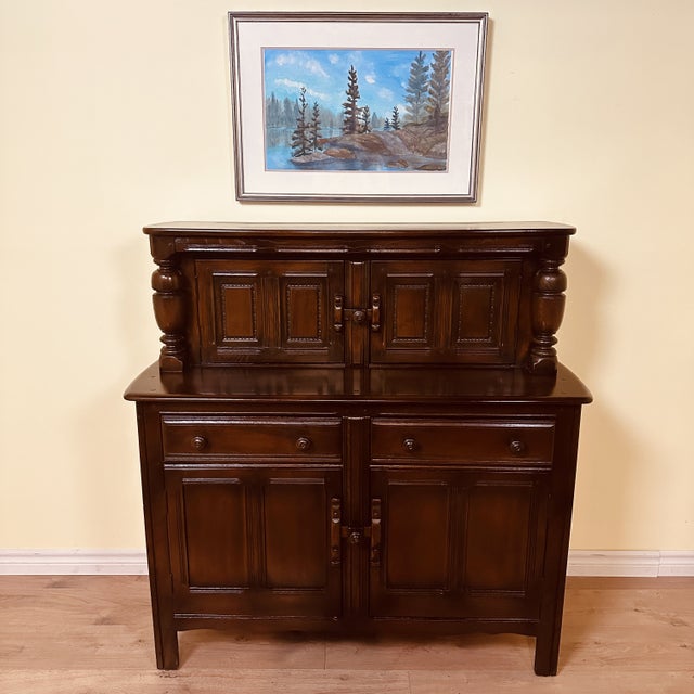 Display Cabinet, Kidney Shaped Tea Table, Liquor Cabinet, Beveled Glass, Tray  Table, Buffet Table, Serving Table, Hand Carved Wood Table, -  Canada